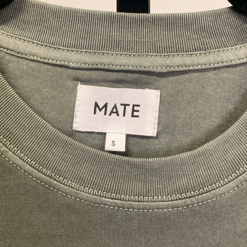MATE the Label Organic Cotton Long Sleeve Tee In Forest - Picture 3 of 7